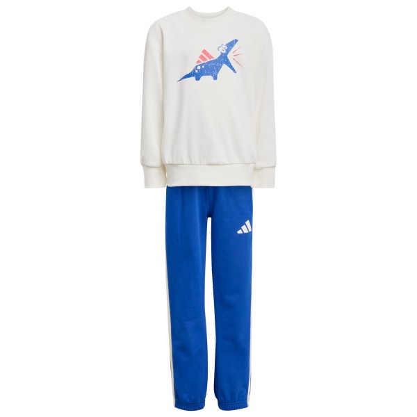 adidas - Kid's Seas. Essentials Adiraptor Fleece Jogger Set - Trainingshose Gr 128 weiß/blau von Adidas