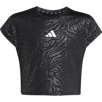 adidas Kinder Animal Print Crop T-Shirt von Adidas