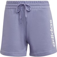 adidas Linear French Terry Shorts Damen in lila, Größe: M von Adidas