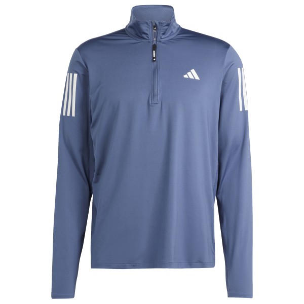 adidas - Own The Run Half Zip - Laufshirt Gr L;M;S;XL;XXL blau;schwarz/grau von Adidas
