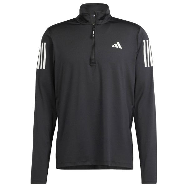 adidas - Own The Run Half Zip - Laufshirt Gr L schwarz/grau von Adidas