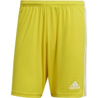 adidas Squadra 21 Fußball Shorts team yellow/white S von adidas performance