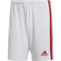 adidas Squadra 21 Fußball Shorts white/team power red S von adidas performance