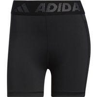 adidas Techfit Badge of Sport Trainings-Tight Damen black/white L (10cm) von adidas performance