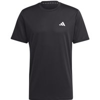 adidas Train Essentials Training T-Shirt Herren 095A - black/white M von adidas performance