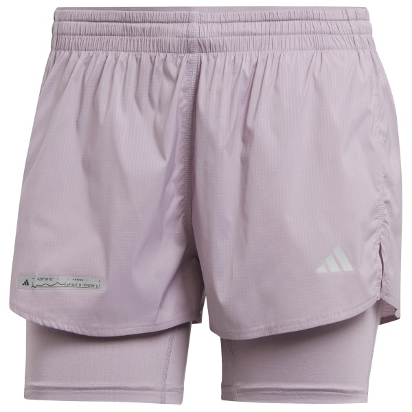 adidas - Women's Ultimate 2In1 Shorts - Laufshorts Gr S lila von Adidas