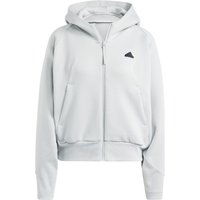 adidas Z.N.E. Sweatjacke Damen in silber, Größe: XL von Adidas