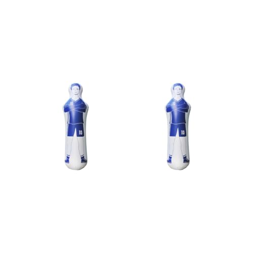 2 Set Multifunktions Aufblasbare Schnuller Schnuller Tackling Dummies Trainingsgeräte Blau 160cm von Adoorniequea