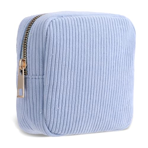 Aeaocvo Cord Tampon Aufbewahrung, Verdicken Binden Aufbewahrung, Perioden Tasche mit Reißverschluss, Hygienebeutel für Damenbinden, Tasche für Binden und Tampons, Unterwegs Slipeinlagen Box von Aeaocvo