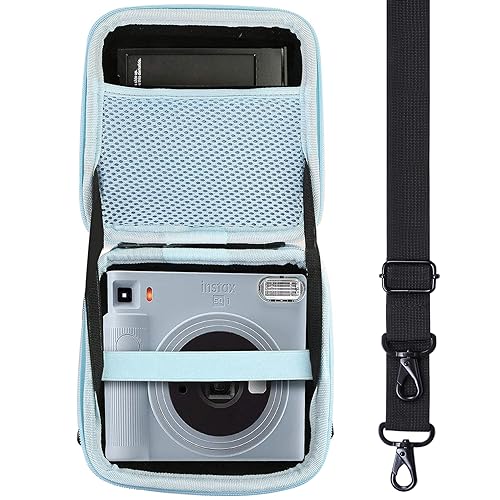 Aenllosi Hart Tasche Hülle für Fujifilm instax SQ40/instax Square SQ1 Sofortkamera, Nur Tasche(Blau) von Aenllosi