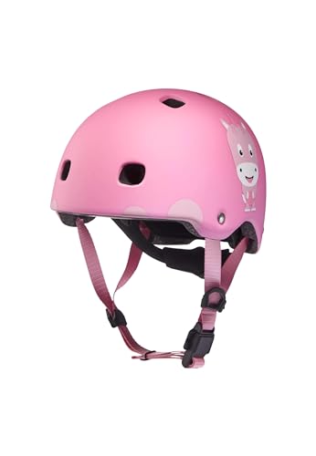 Affenzahn Micro Fahrradhelm robuster Kinderhelm für Multisport Skateboard Scooter Inliner für Jungen und Mädchen Einhorn - Pink von Affenzahn