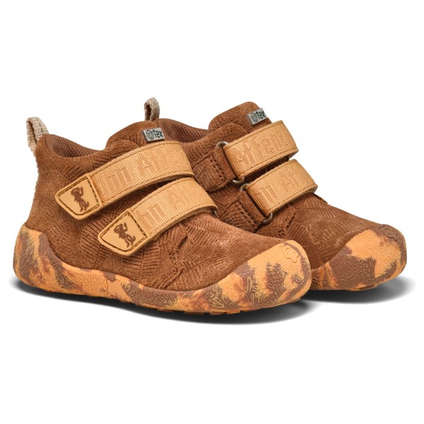 Affenzahn - Kid's Lauflerner Übergangsschuh Leder Talky - Barfußschuhe Gr 22 braun von Affenzahn