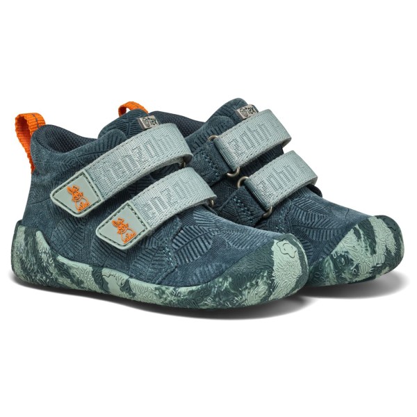Affenzahn - Kid's Lauflerner Übergangsschuh Leder Talky - Barfußschuhe Gr 22 bunny /blau von Affenzahn