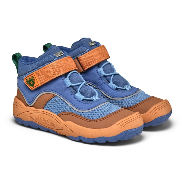 Affenzahn - Kid's Übergangsschuh Vegan Explory - Barfußschuhe Gr 22 bird of paradise /braun von Affenzahn
