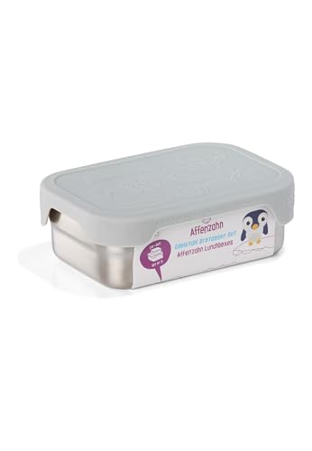 Affenzahn Edelstahl Brotdosen Set inkl. Snack-Box Silikon-Deckel BPA-frei Spülmaschinenfest Koala von Affenzahn
