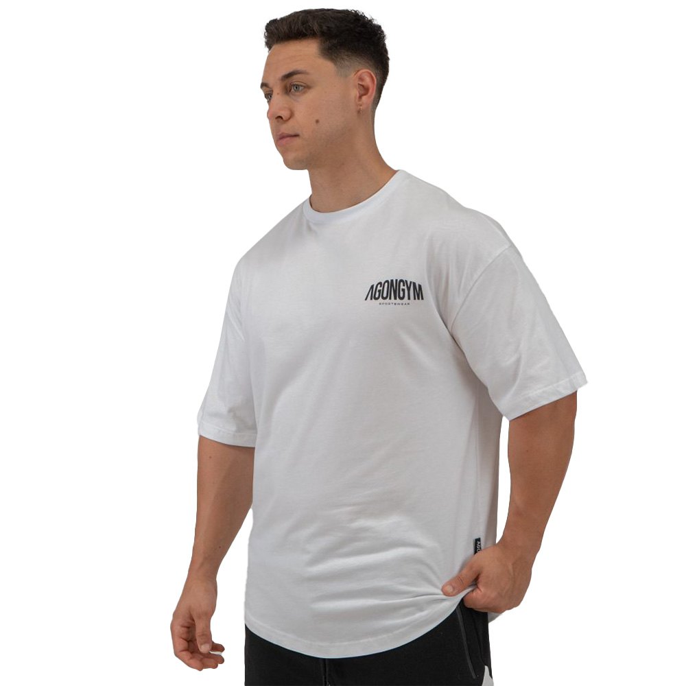 Agongym Training Culture Short Sleeve T-shirt Weiß 2XL Mann von Agongym