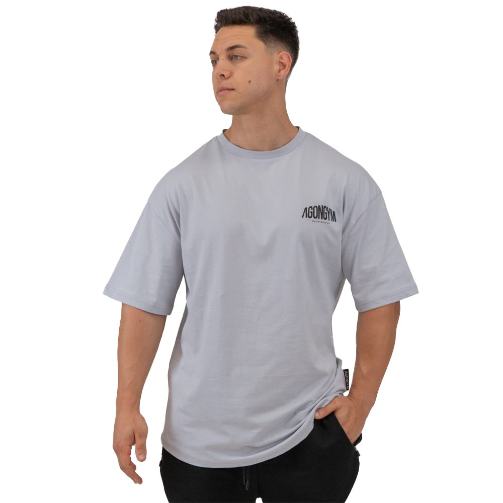 Agongym Training Culture Short Sleeve T-shirt Grau S Mann von Agongym