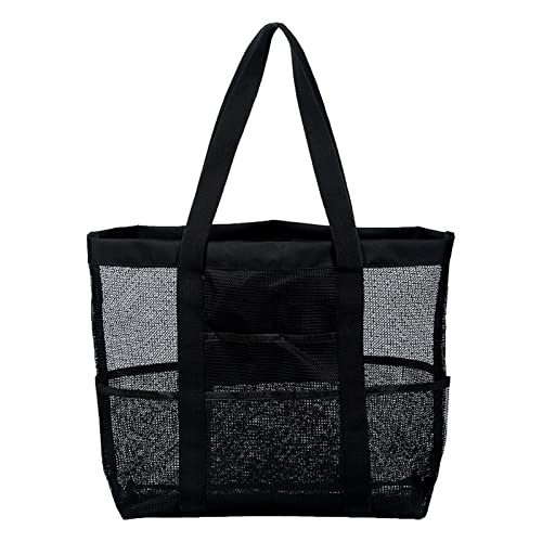 Strapazierfähige Mesh-Strand-Reise-Einkaufstasche Schwimm-Organizer-Tasche 8 Taschen Strandtasche Airbags Für Kleidung von Ahagogo