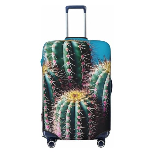 Ahdyr Belleza-Gepäckabdeckung mit Kaktus-Motiv, elastisch, waschbar, Kratzfest, Reisekoffer-Schutz, Gepäckhüllen für 45,7–81,3 cm Gepäck von Ahdyr