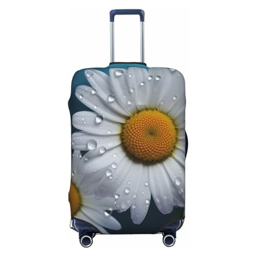 Ahdyr Gepäckabdeckung mit Blumenmuster, elastisch, waschbar, Kratzfest, Reisekoffer-Schutz, Gepäckhüllen für 45,7–81,3 cm Gepäck von Ahdyr