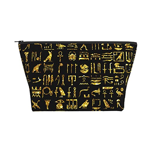 Tragbare Kosmetiktasche Glitzerauge des Horus Ägypten Make-up-Tasche Reise-Kulturtasche für Mädchen und Frauen von Ahdyr