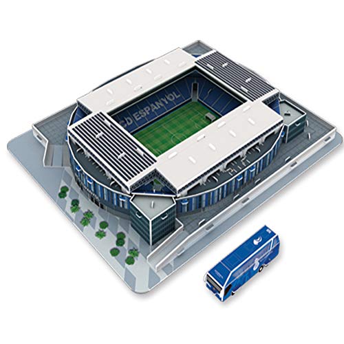 Aida Bz Sport Stadium 3D Model, Cornella Stadion Espanyol Barcelona Modell Fans Souvenir DIY Puzzle, 14" x 11,8" x 2" von Aida Bz