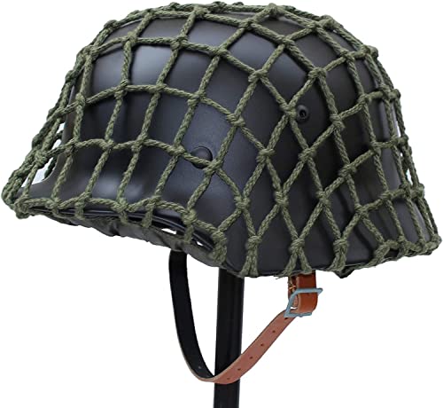 Aifordge WW2 WWII Deutsche Elite Wh Armee mit Netzabdeckung Stahl Material M35 M1935 Stahl Helm Stahlhelm Schwarz Grün Farbe von Aifordge