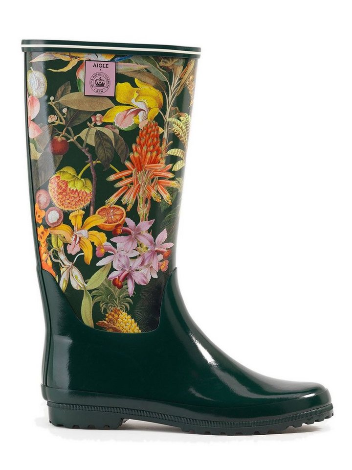 Aigle Aigle Venise Print grün/bunt-kombi Gummistiefel von Aigle