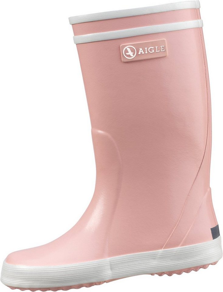 Aigle Lolly-Pop Stiefel rosa/weiß Gummistiefel von Aigle