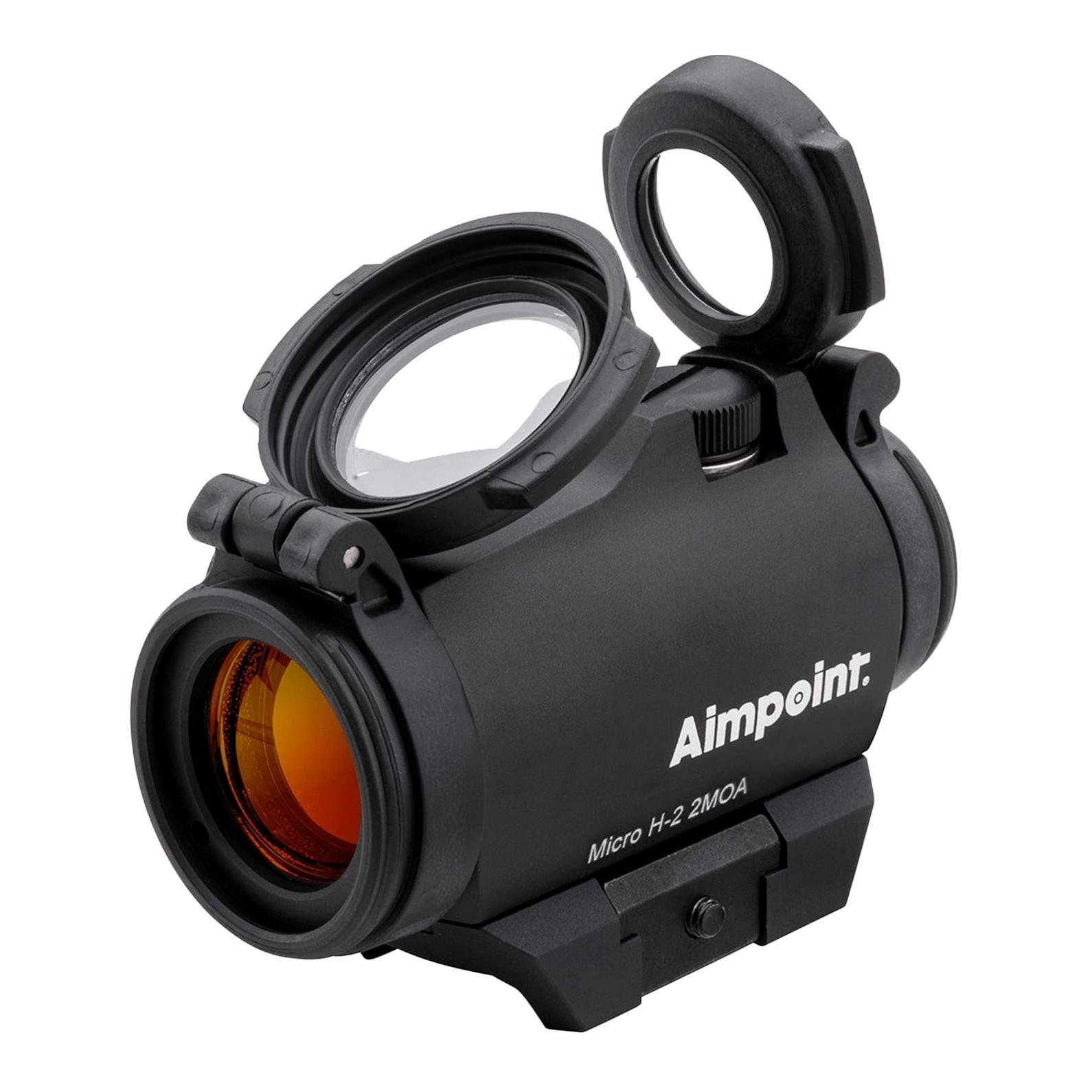 Aimpoint Rotpunktvisier Micro H-2 mit Schiene Schwarz von Aimpoint