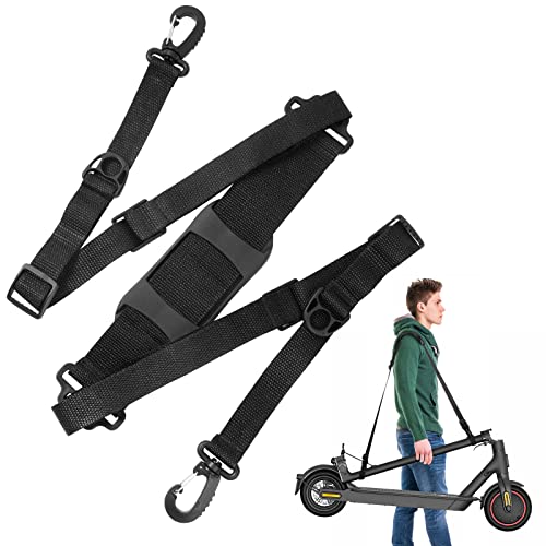 Ainiv Scooter Schultergurt, Tragegurt Laufrad, Universaler Verstellbarer Schulterriemen für Kinderfahrräder, E Scooter Schultergurt, Shoulder Strap, Scooter Zubehör, Yoga-Matte, Laptoptasche (Schwarz) von Ainiv