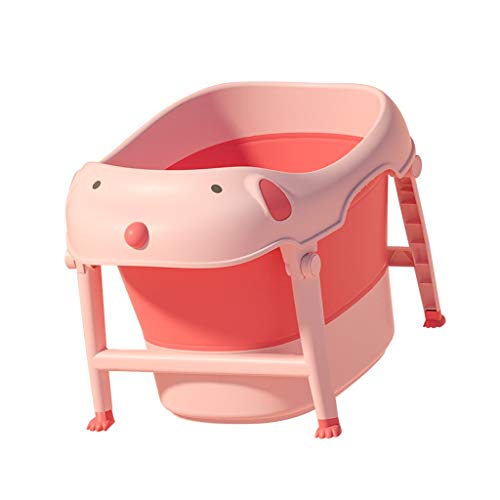 Aintap Faltbare Babybadewanne, große Babybadewanne für 0-12 Jahre, Sitz- und Liegeposition, freistehendes Design - Leuchtendes Blau, erfrischendes Grün und hübsches Rosa Optionen verfügbar von Aintap