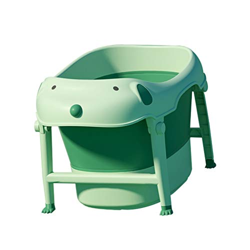 Aintap Faltbare Babybadewanne, große Sitz- und Liegebadewanne für Neugeborene - geeignet für 0-12 Jahre (blau, grün, pink) von Aintap