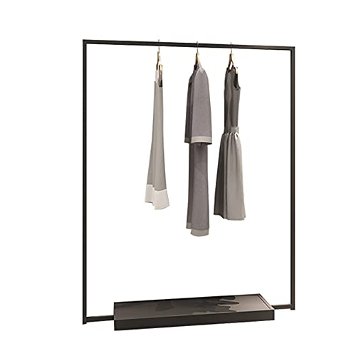 Aintap Kleiderständer aus Metall mit Bodenständer – Schwarz, 120cm von Aintap