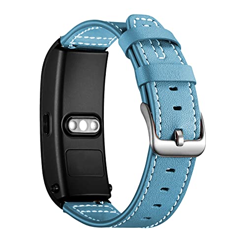 Lederarmband Armbänd Kompatibel mit Huawei Talkband B6/B3 Für Damen Herren Echte Ersatzband mit Uhrenarmband Für Huawei Talkband B6/B3 (blau) von AireWiki