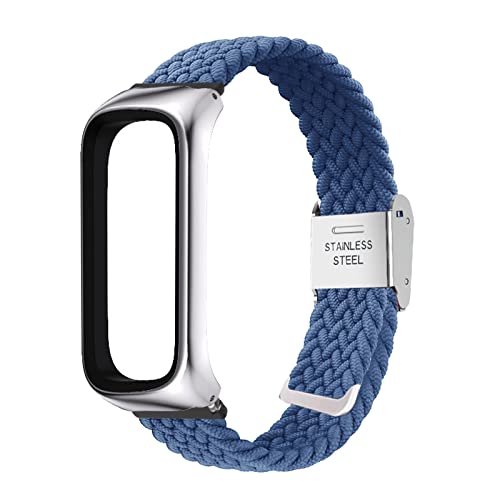 Nylon Armband Kompatibel mit Samsung Galaxy Fit 2 Armband Für Herren Damen Sport Stoff Ersatzband mit Uhrenarmband Für Samsung Galaxy Fit 2 (blau) von AireWiki