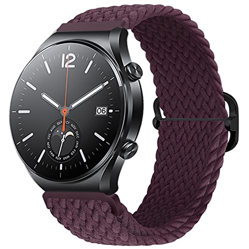 Nylon Armband Kompatibel mit Xiaomi Watch S1/ S1 Active Armband Keine Lücke Für Herren Damen Sport Stoff Ersatzband mit Uhrenarmband Für Xiaomi Watch S1/S1 Active (1) von AireWiki