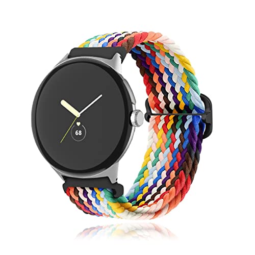 Stoff Armband Kompatibel mit Google Pixel Watch Armband Nylon Für Herren Damen Sport Ersatzband mit Uhrenarmband Für Google Pixel Watch (17) von AireWiki