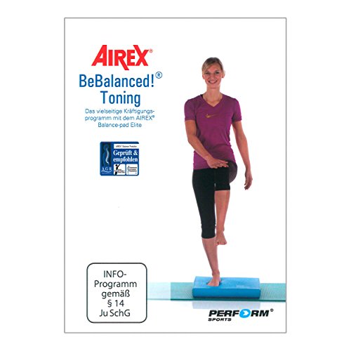 DVD ""AIREX BeBalanced! Toning"" Übungs-DVD Balance Pad Xlarge Sensomotorik von Sport-Tec