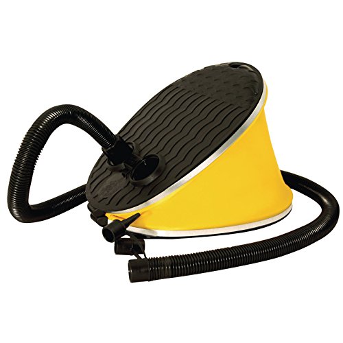 Airhead Herren Foot Pump Fußpumpe, gelb/schwarz, 54" Long Hose von Airhead
