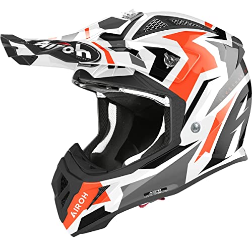 Airoh Motocross-Helm Aviator Ace Orange Gr. M von Airoh