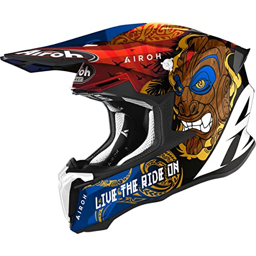 Airoh Motocross-Helm Twist 2.0 Mehrfarbig Gr. M von Airoh