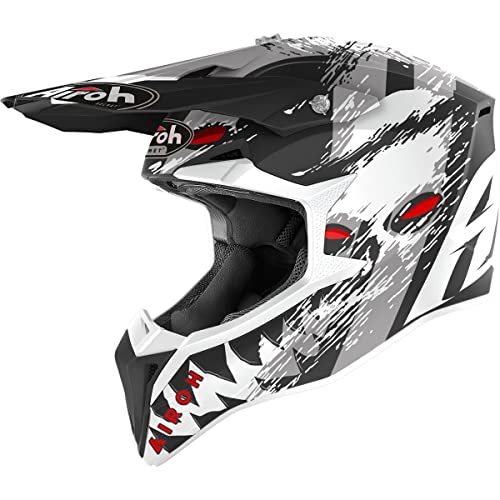 Airoh Motocross-Helm Wraap Weiß Gr. L von Airoh