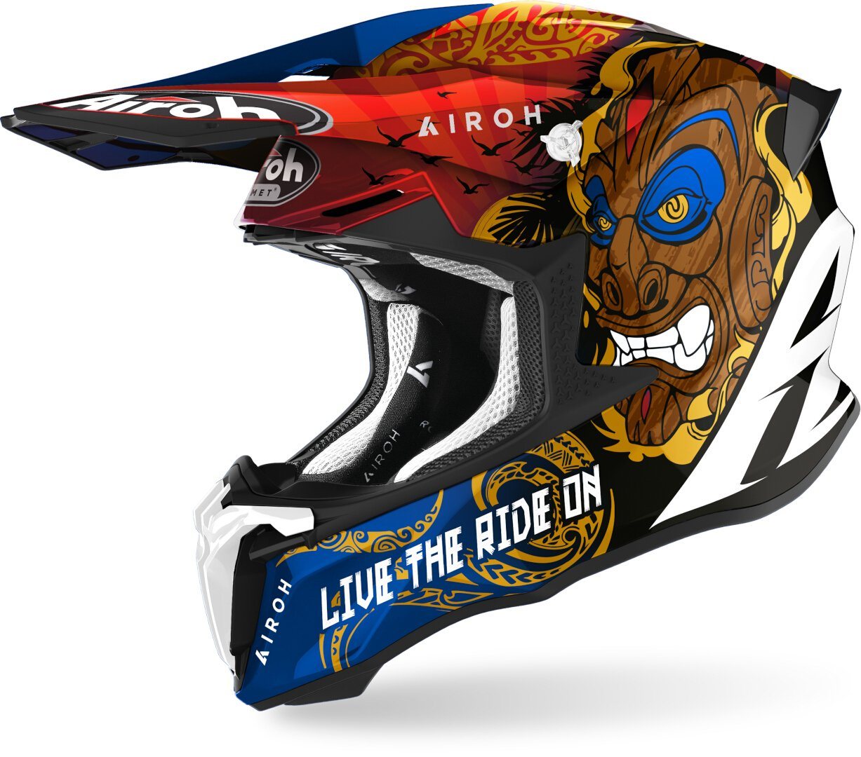 Airoh Motocrosshelm Twist 2.0 Tiki Motocross Helm von Airoh