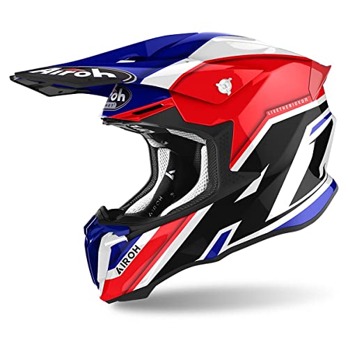 Airoh Motorradhelm Twist 2.0 Shaken Blue Gloss M von Airoh
