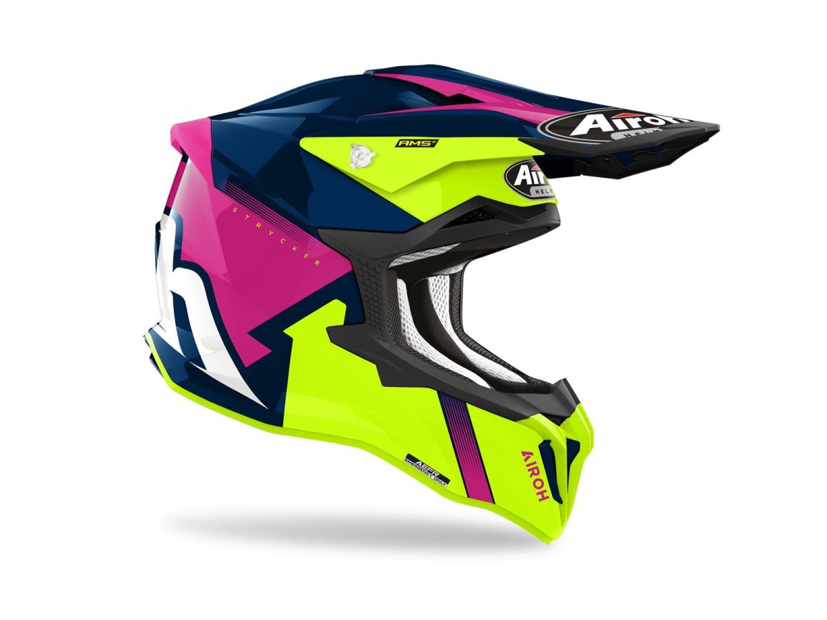 Airoh Strycker Blazer Helm Blue/Pink Gloss von Airoh