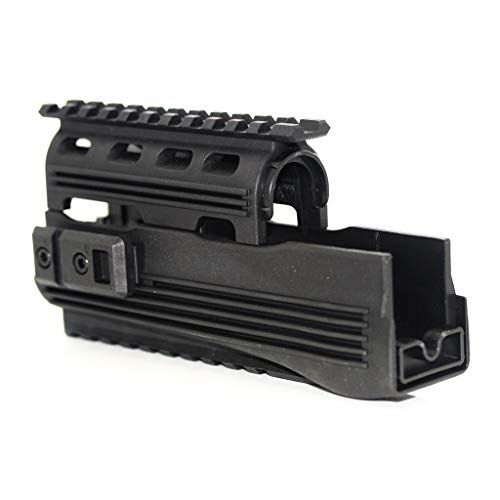 Airsoft Softair Parts CYMA Obere und unterere Schiene Handguard für AK74 Serie Schwarz von Airsoft Gang