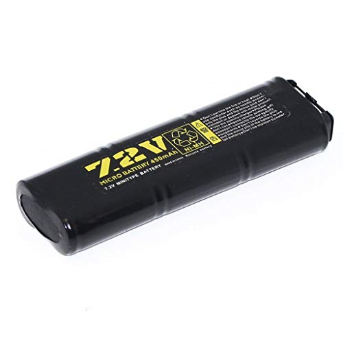 Well 7,2V 450mAh NI-MH Rechargeable Batterie für Airsoft AEG Vz61 / MP7 / MAC10 / R2 / R4 von Airsoft Shooter Shop