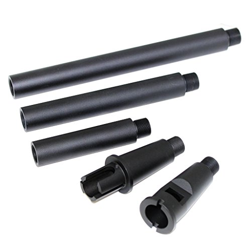 Airsoft Softair Ausrüstung M4A1 4-Segmente Außenfässer Outer Barrel für M-Serie AEG (18.125") GBBR (17.25") Schwarz von Airsoft Website