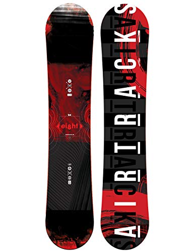 Airtracks Herren Snowboard Eight Wide All Mountain Freestyle Freeride Snowboard Längen 150 155 160 164 cm Snowboard - 155 cm von Airtracks